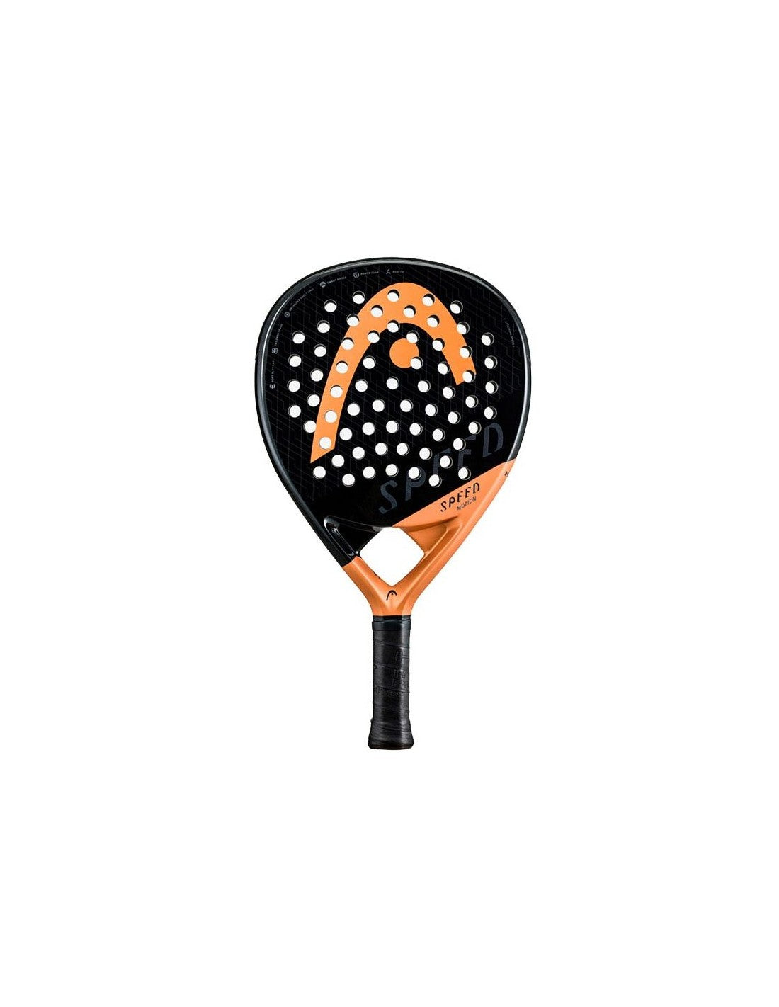 Teardrop padel racket