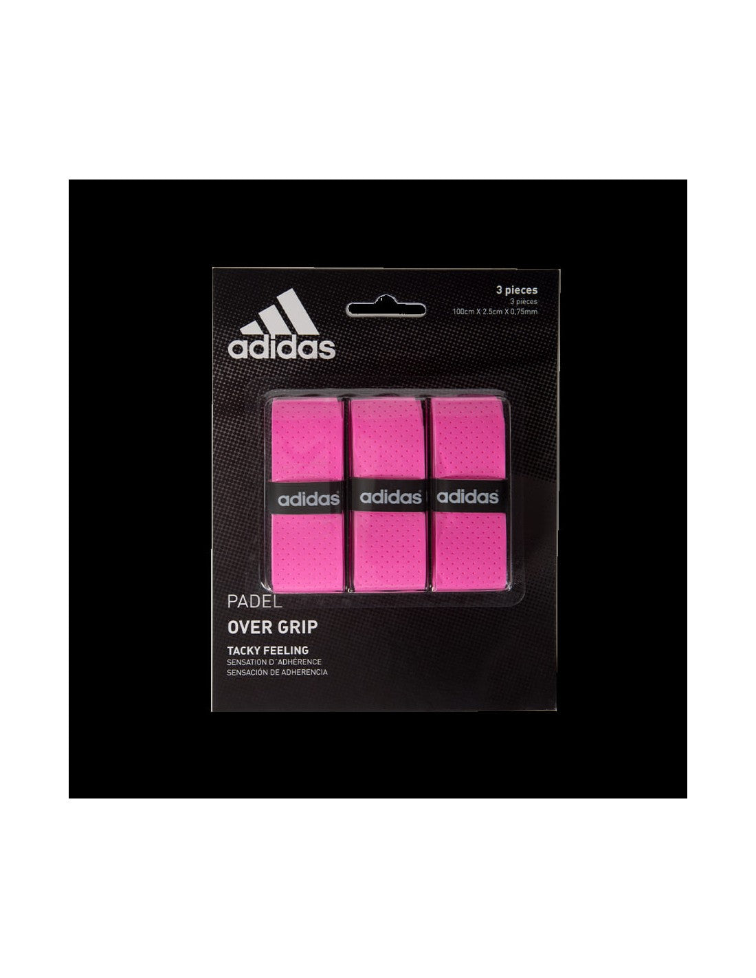 Blister 3 Overgrips Adidas Rosa