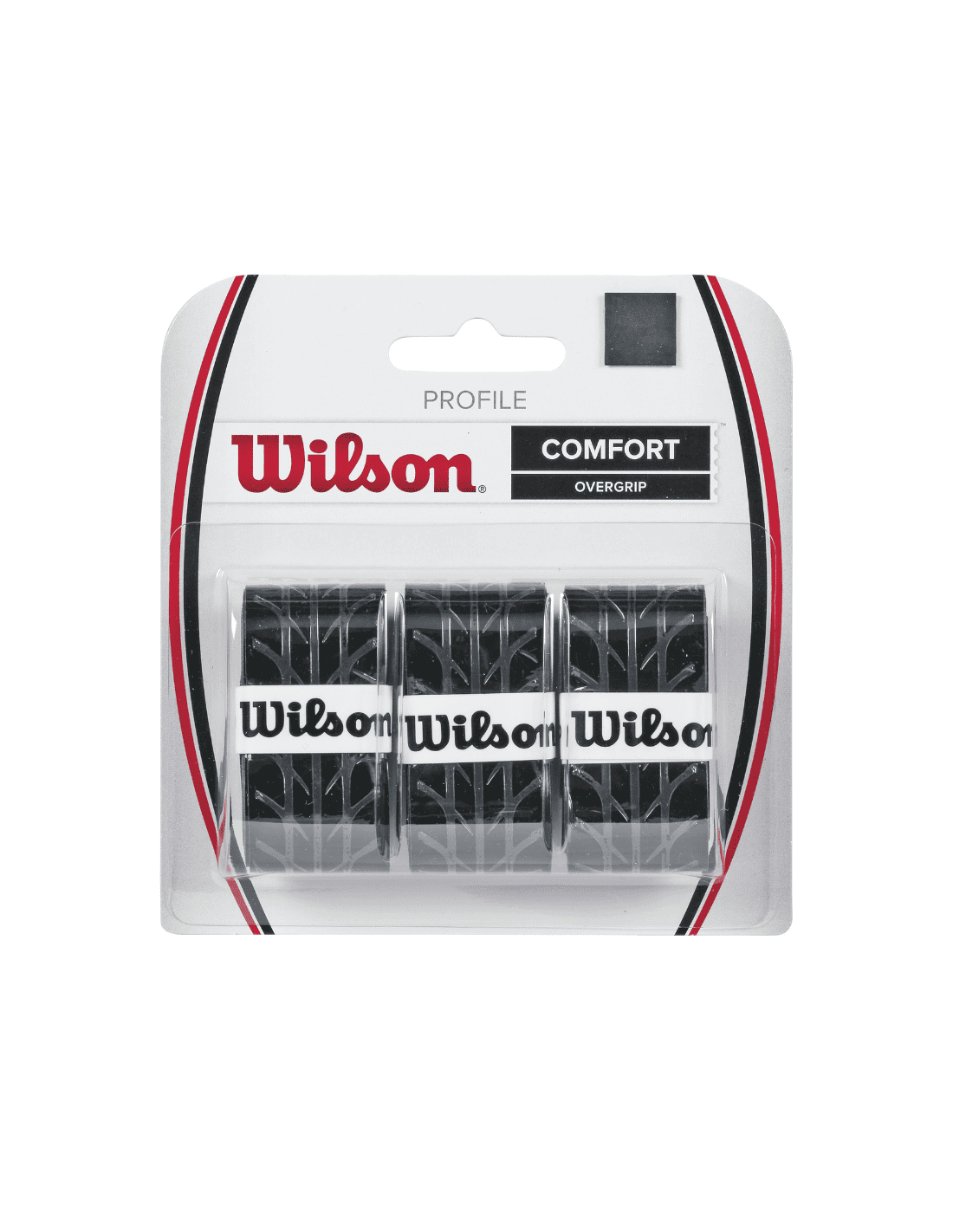 Blister 3 Overgrips Wilson Comfort Profile Black