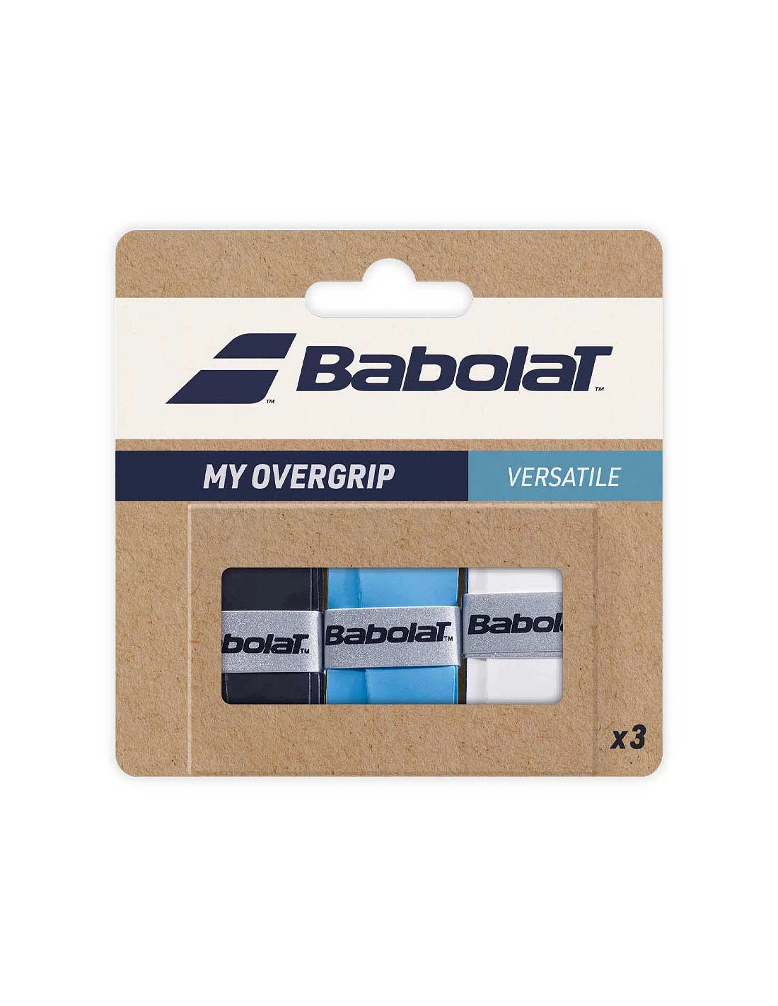 Pack 3 Overgrips Babolat Multicolor