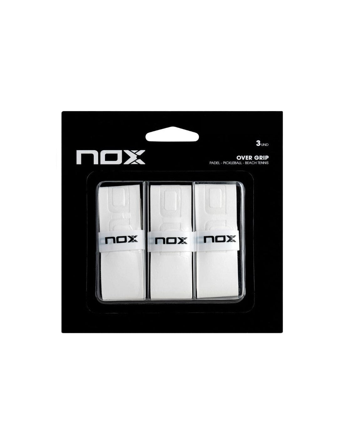 Pack 3 Overgrips Nox Blanco Liso
