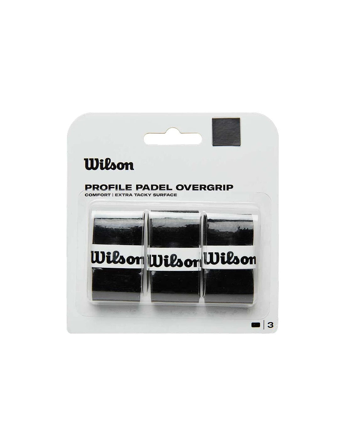 Pack 3 Overgrips Wilson Profile Black